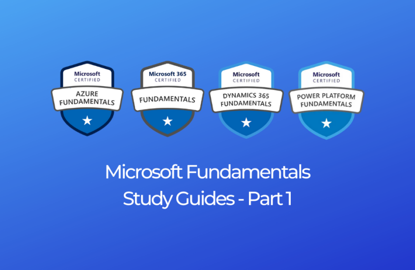 Microsoft Fundamental Certifications – Study Guides