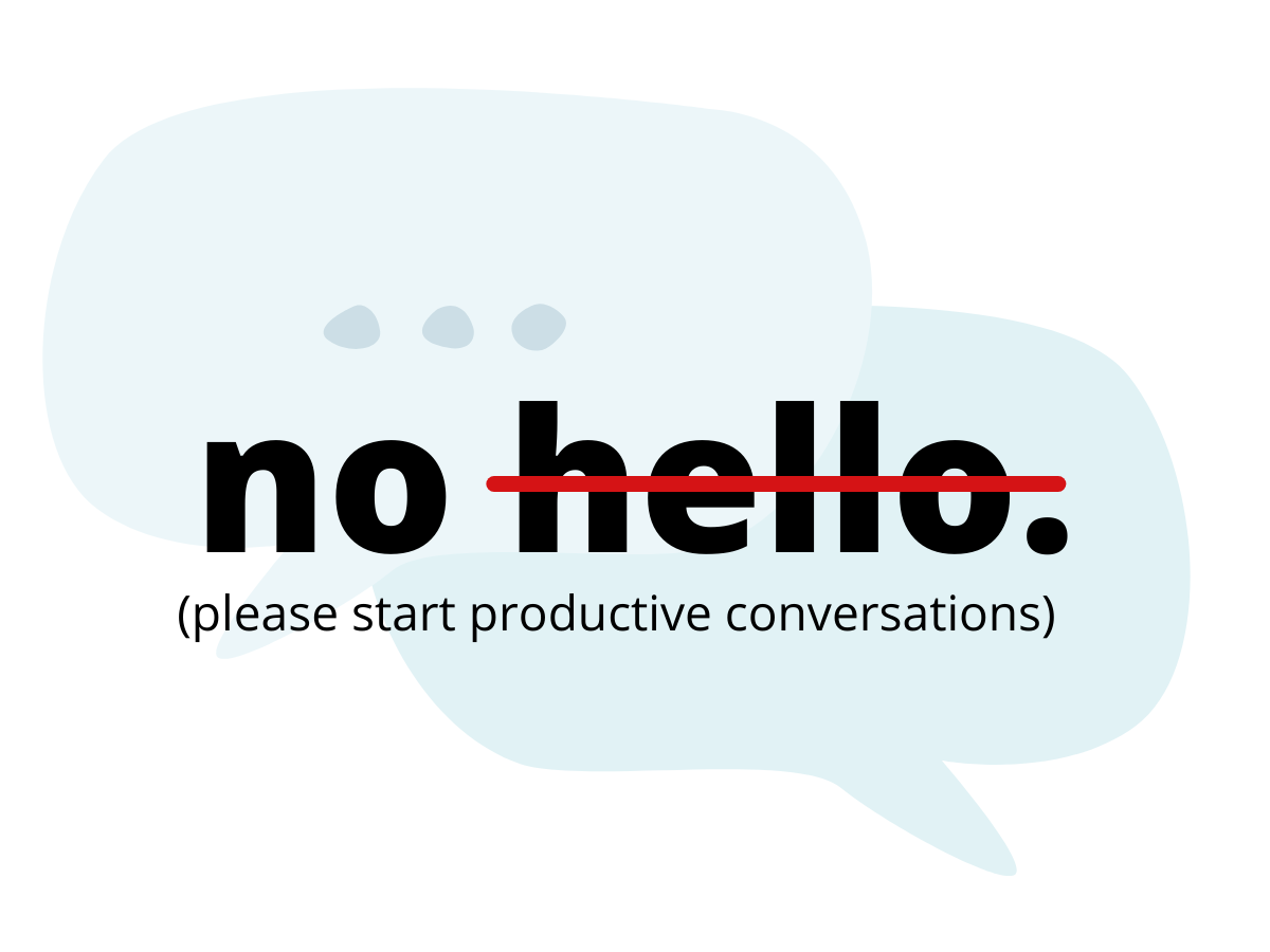 Please Don't Just Say "Hello" in Chat KKARENISM