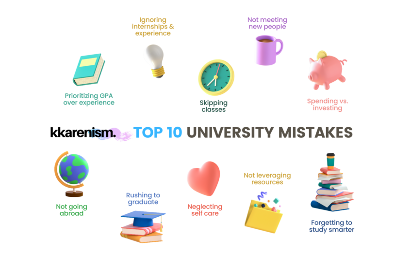 Top 10 University Mistakes