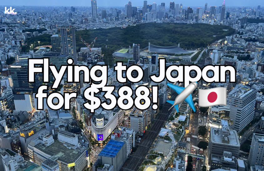 How I flew to Japan for $388 roundtrip